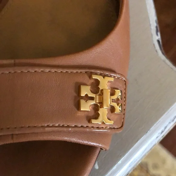 Tory Burch Tan Wedge Shoes - Picture 7 of 12